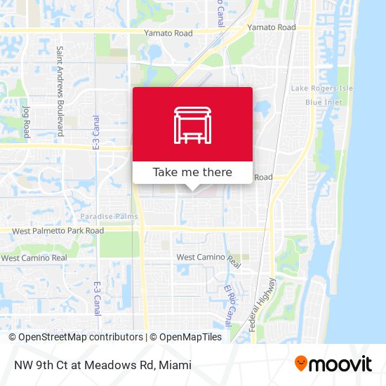 NW 9th Ct at Meadows Rd map