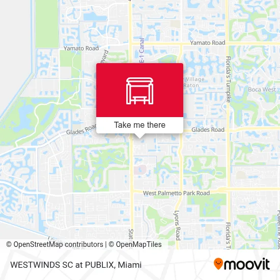 WESTWINDS SC at PUBLIX map