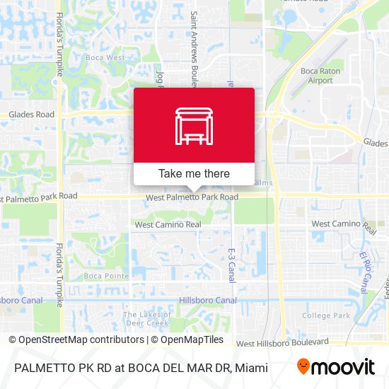 Mapa de Palmetto Pk Rd at Boca Del Mar Dr