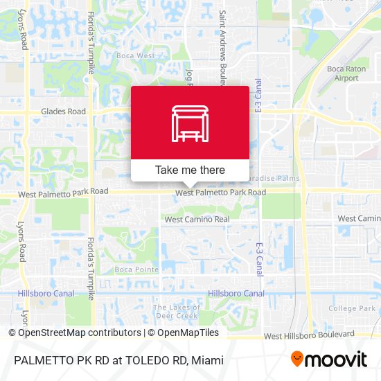 Mapa de Palmetto Pk Rd at  Toledo Rd