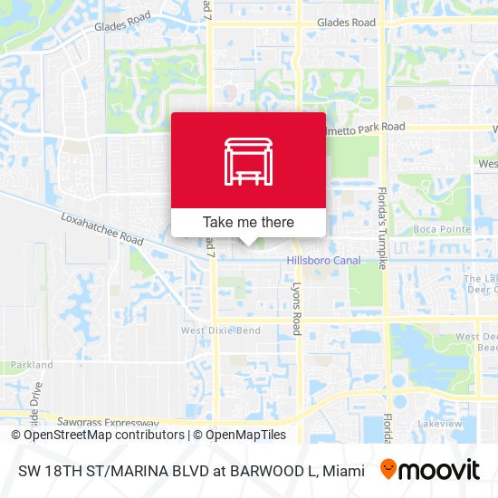 Mapa de SW 18TH ST / MARINA BLVD at  BARWOOD L