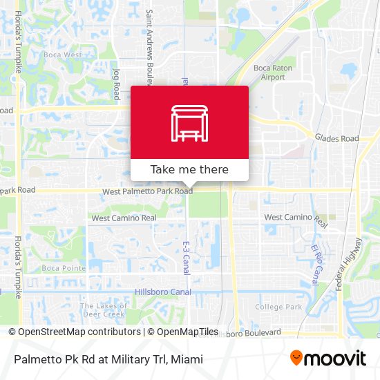 Mapa de PALMETTO PK RD at  MILITARY TRL