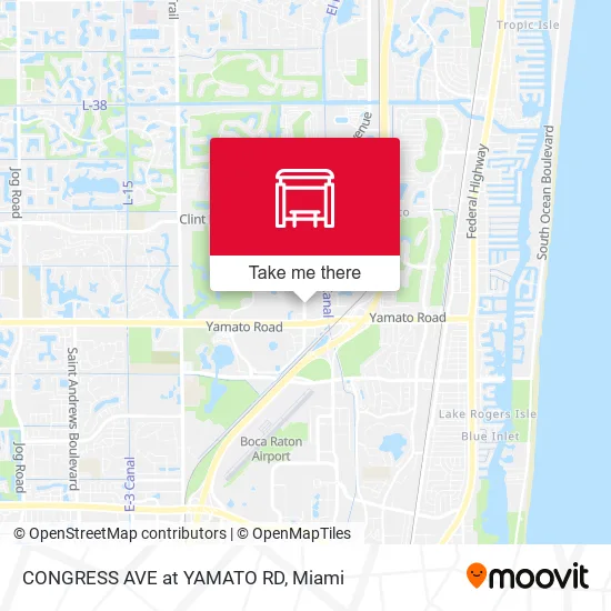 CONGRESS AVE at  YAMATO RD map
