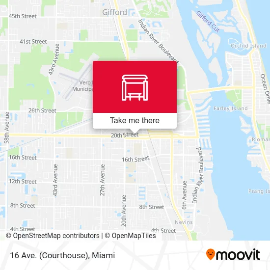 16 Ave. (Courthouse) map