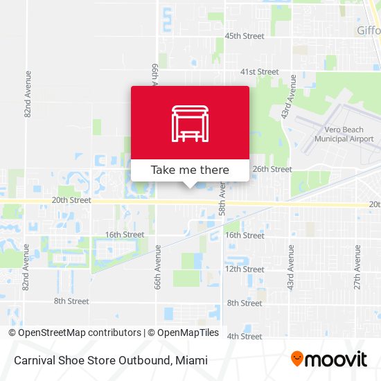 Carnival Shoe Store Outbound map