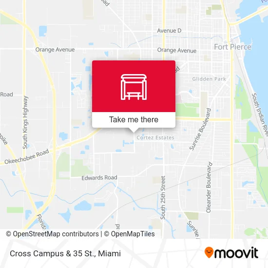 Cross Campus  &  35 St. map