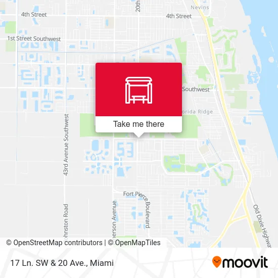 17 Ln. SW  &  20 Ave. map