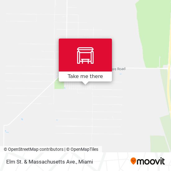 Elm St.  &  Massachusetts Ave. map