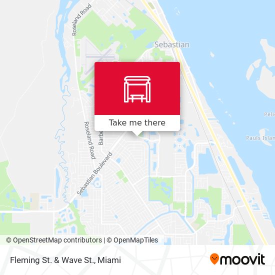 Mapa de Fleming  St.  &  Wave St.
