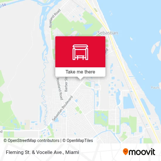 Fleming St.  &  Vocelle Ave. map