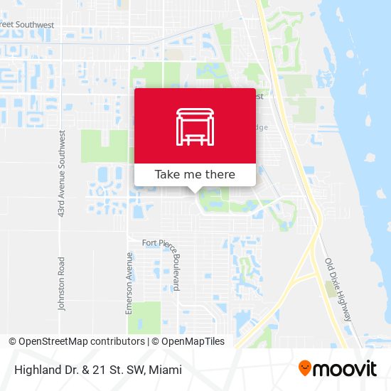 Highland Dr.  &  21 St. SW map