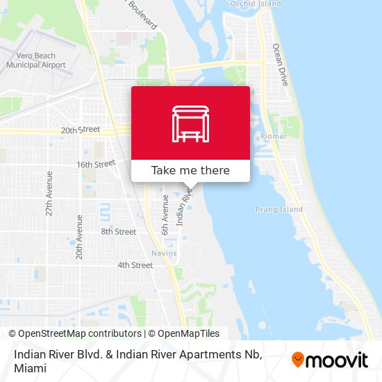 Mapa de Indian River Blvd.  &  Indian River Apartments Nb
