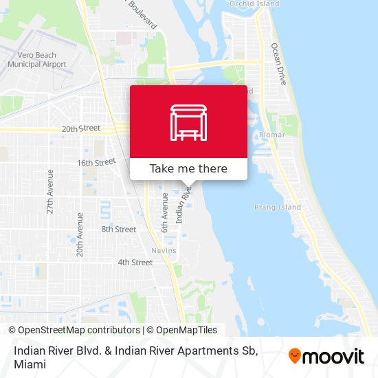 Indian River Blvd.  &  Indian River Apartments Sb map