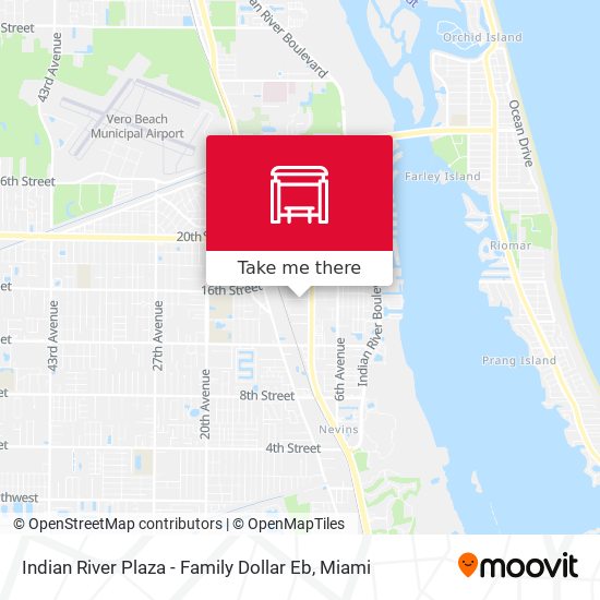 Indian River Plaza - Family Dollar Eb map
