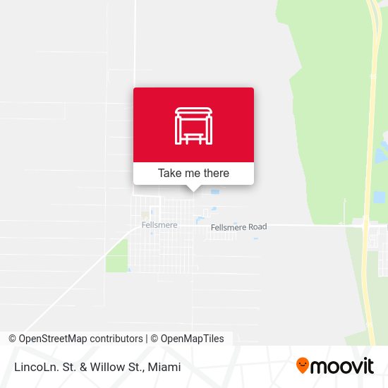 Mapa de LincoLn. St.  &  Willow St.
