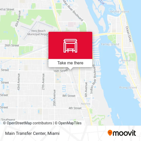 Main Transfer Center map