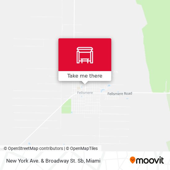 New York Ave.  &  Broadway St. Sb map