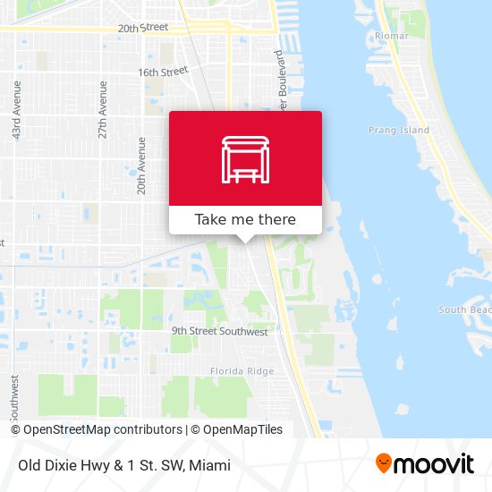 Old Dixie Hwy  &  1 St. SW map