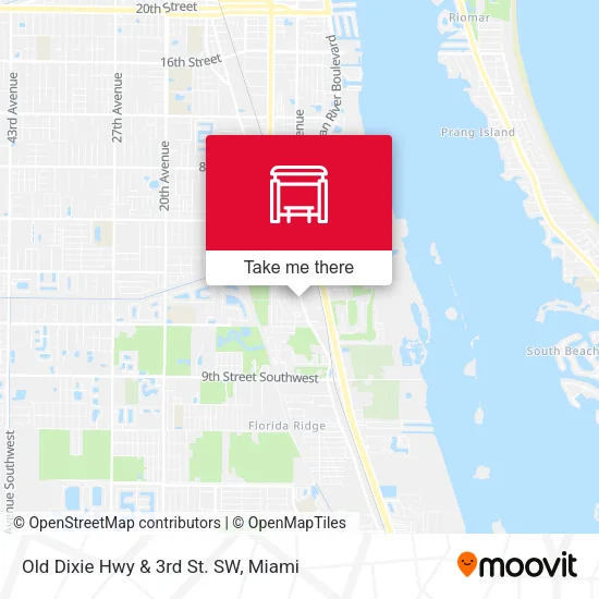 Mapa de Old Dixie Hwy  &  3rd St. SW