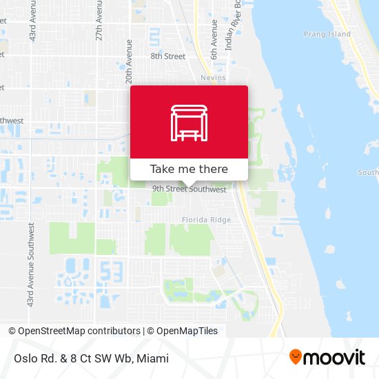 Oslo Rd.  &  8 Ct SW Wb map