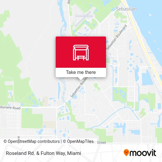 Roseland Rd.  &  Fulton Way map