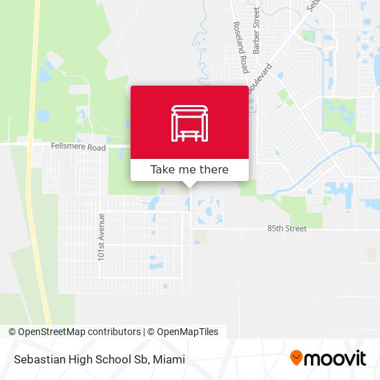 Sebastian High School Sb map