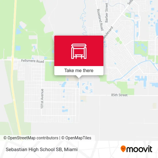 Sebastian High School SB map