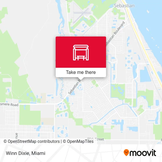 Winn Dixie map