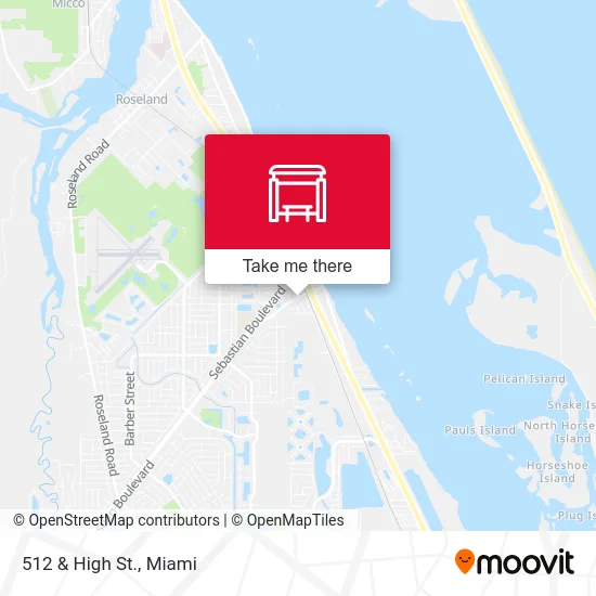 512  &  High St. map