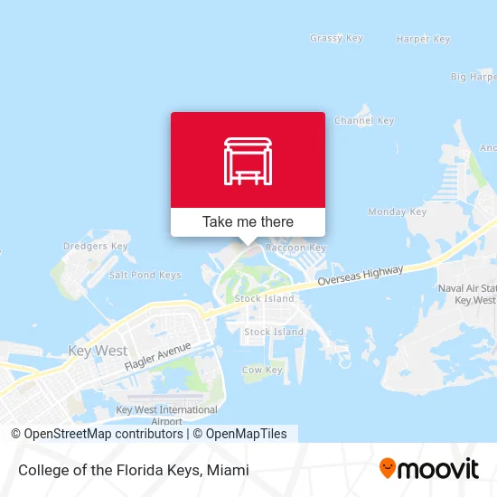 College of the Florida Keys map