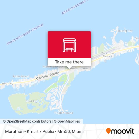 Marathon - Kmart / Publix  - Mm50 map