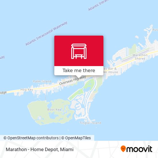 Marathon - Home Depot map