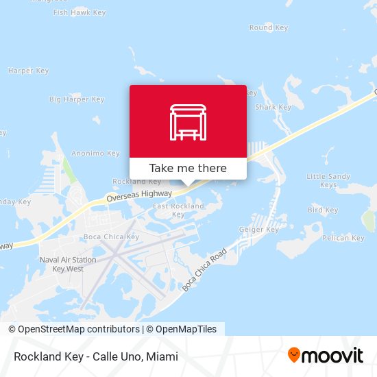 Rockland Key -  Calle Uno map