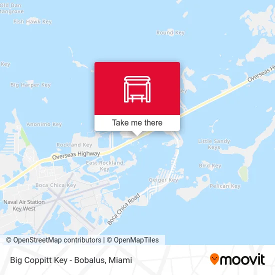 Big Coppitt Key - Bobalus map