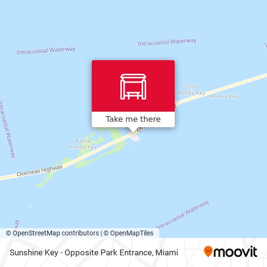 Sunshine Key - Opposite Park Entrance map