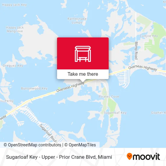 Sugarloaf Key - Upper - Prior Crane Blvd map