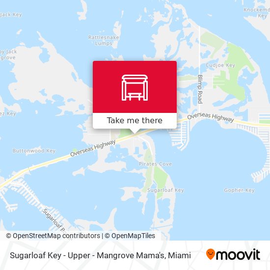 Sugarloaf Key - Upper - Mangrove Mama's map