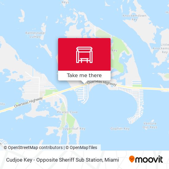 Cudjoe Key - Opposite Sheriff Sub Station map