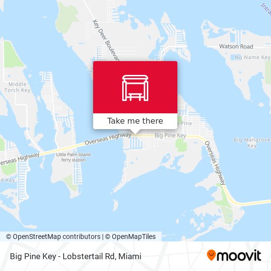 Big Pine Key - Lobstertail Rd map
