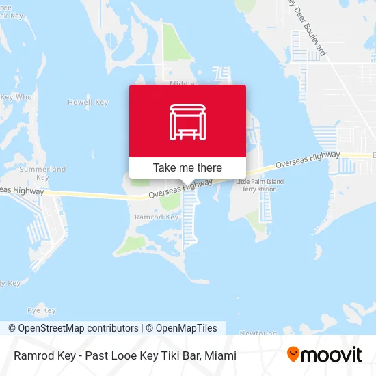 Ramrod Key - Past Looe Key Tiki Bar map
