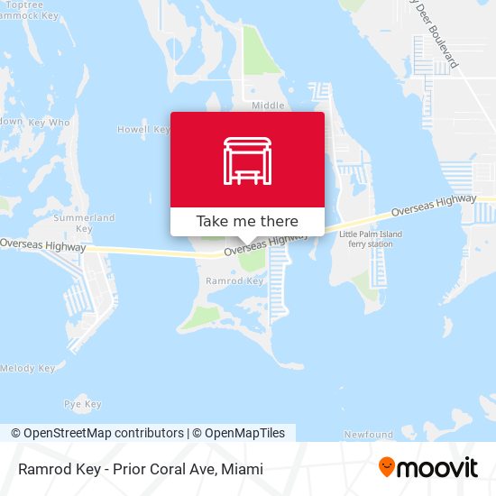 Ramrod Key - Prior Coral Ave map