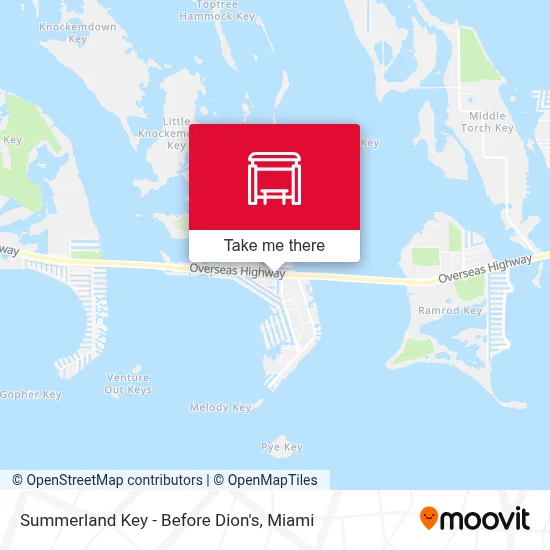 Summerland Key - Before Dion's map