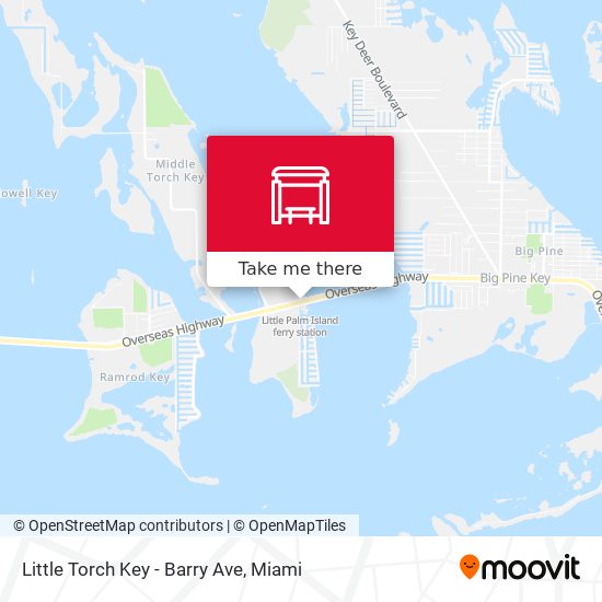 Mapa de Little Torch Key - Barry Ave