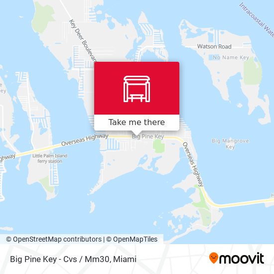 Big Pine Key - Cvs / Mm30 map