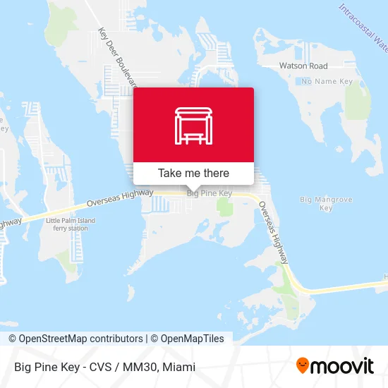 Big Pine Key - CVS / MM30 map
