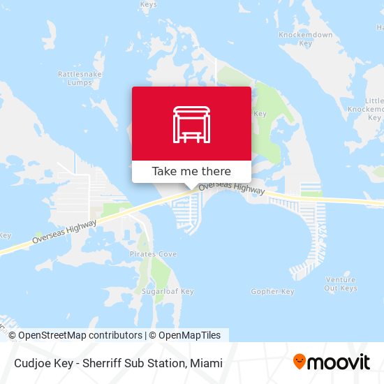 Cudjoe Key - Sherriff Sub Station map