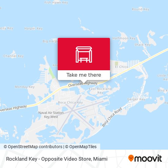 Rockland Key - Opposite Video Store map