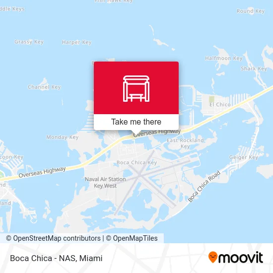 Boca Chica - NAS map