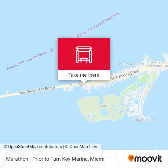 Marathon - Prior to Turn Key Marina map