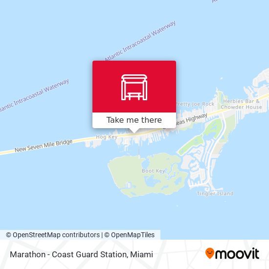 Marathon - Coast Guard Station map